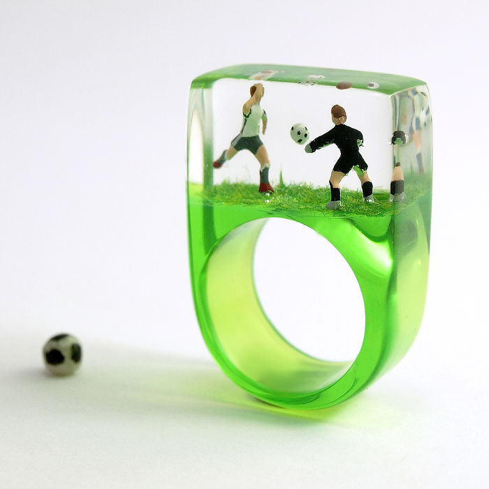 Let The Games Begin! I Had A Lot Of Fun Creating A Small Resin Jewelry Line For All Soccer World Championship Fans