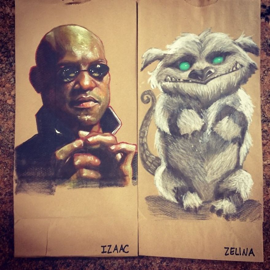 Art-On-Kids-Lunch-Bags-Lynell-Jinks