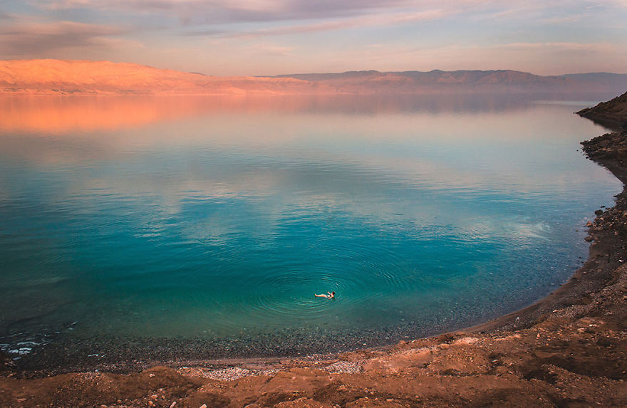 Floating In The Dead Sea