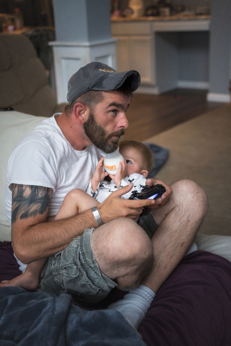 I Created Father's Day Photo Series To Show Different Types Of Dads