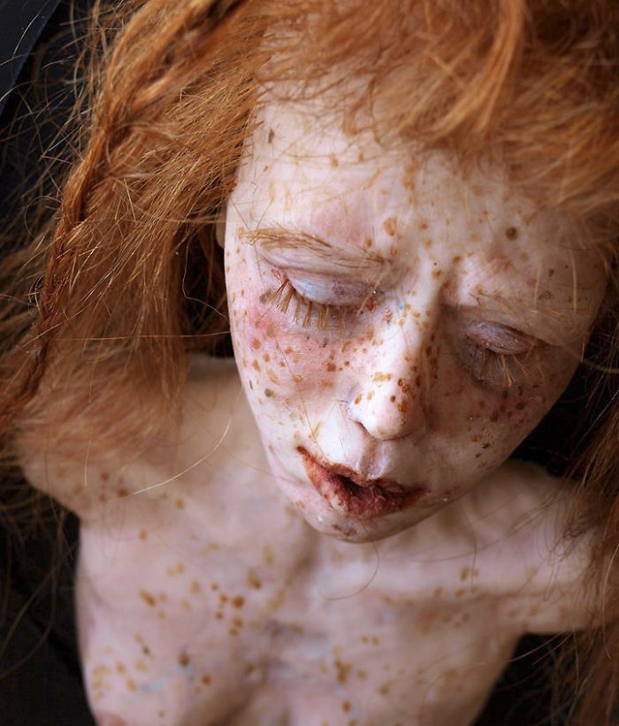 I Sculpt Faces Of Polymer Clay