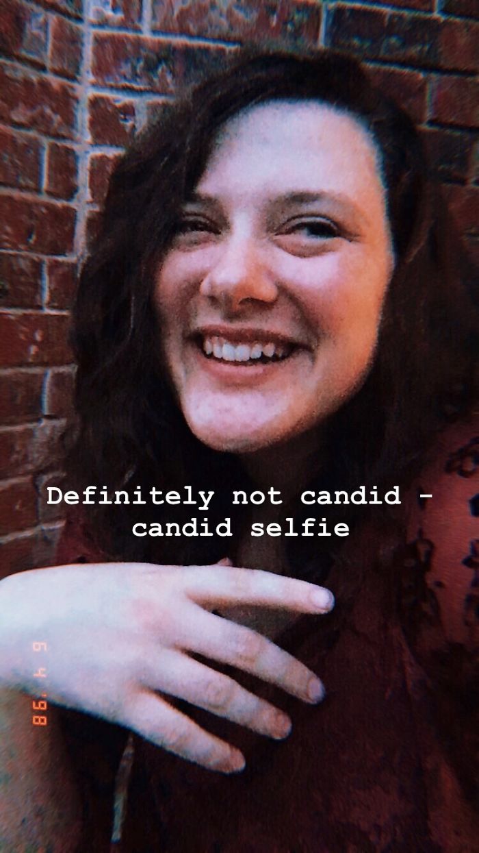 The Definitely Not Candid - Candid Selfie