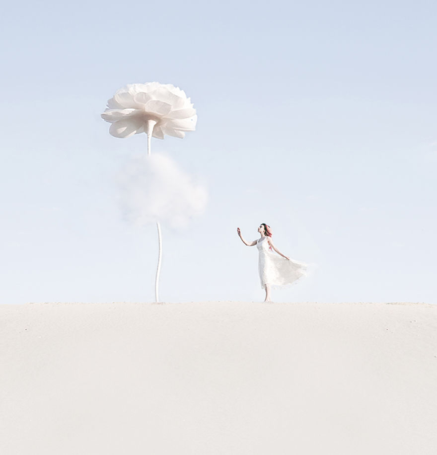 We Are Living In Time Where You Can See Only Something What Is In Front Of You And You Can't See Even More Beautiful Things. We Are So Limited Beings, We Would Rather See A Big Cloud Instead Of Big Bud Which Represent True Love And Beauty