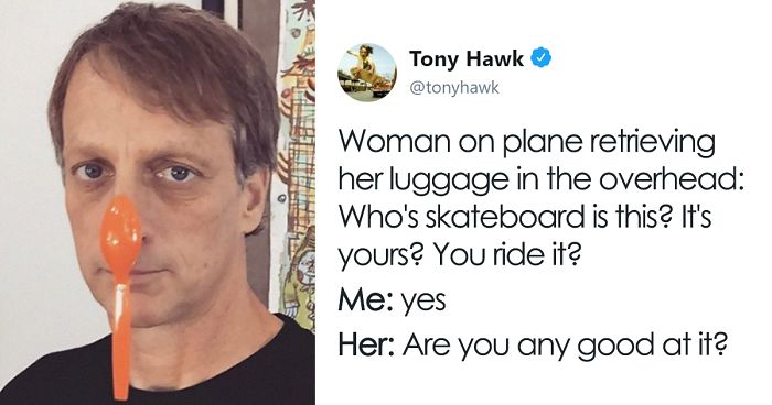 8 Embarrassing Times People Didn’t Realize They Were Talking To Tony Hawk, And It Escalated Hilariously