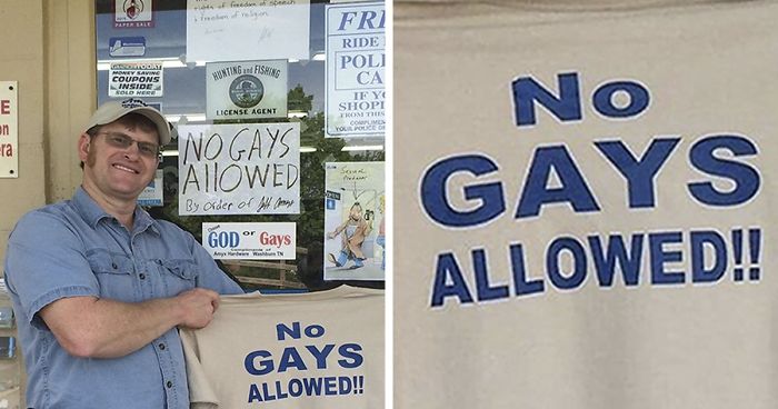 This Guy Tried To Ban Gay People From Entering His Store And It Backfired Hilariously