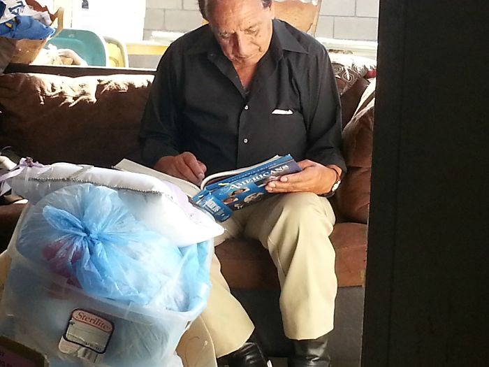 My 75-Year-Old Grandpa Was Born In A Tiny Village In Mexico, Does Not Know How To Read, Write, Or Speak English, But Has Incredible Intellectual Curiosity. After Stumbling Upon An American History Book In Our Family's Garage, He Sat There For Over An Hour Interpreting It As Best As He Could