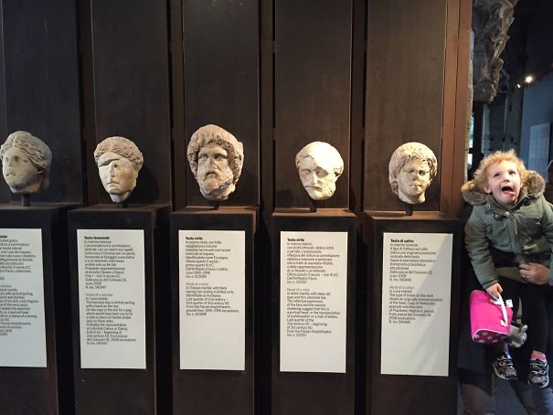 I Think We Can Safely Say That My Daughter Enjoyed Visiting The Coliseum In Roma