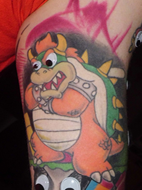 My 5-Year-Old Niece Decided To Put Googly Eyes On My Tattoos