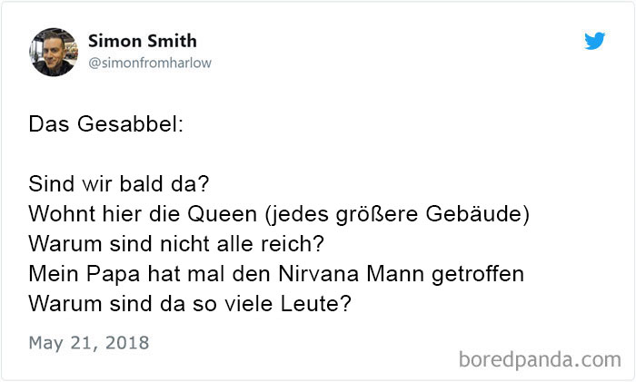 Funny! Dieser Vater ging als freiwilliger Betreuer mit auf den Schulausflug seiner Tochter und tweetete den Horror! Funny! Dieser Vater ging als freiwilliger Betreuer mit auf den Schulausflug seiner Tochter und tweetete den Horror!