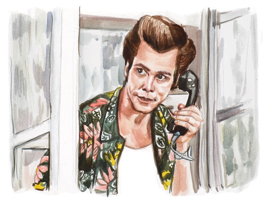 I Made Paintings Of People On The Phone I Made Paintings Of People On The Phone