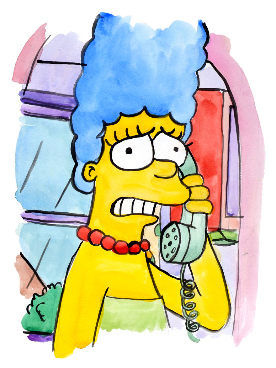 I Made Paintings Of People On The Phone I Made Paintings Of People On The Phone