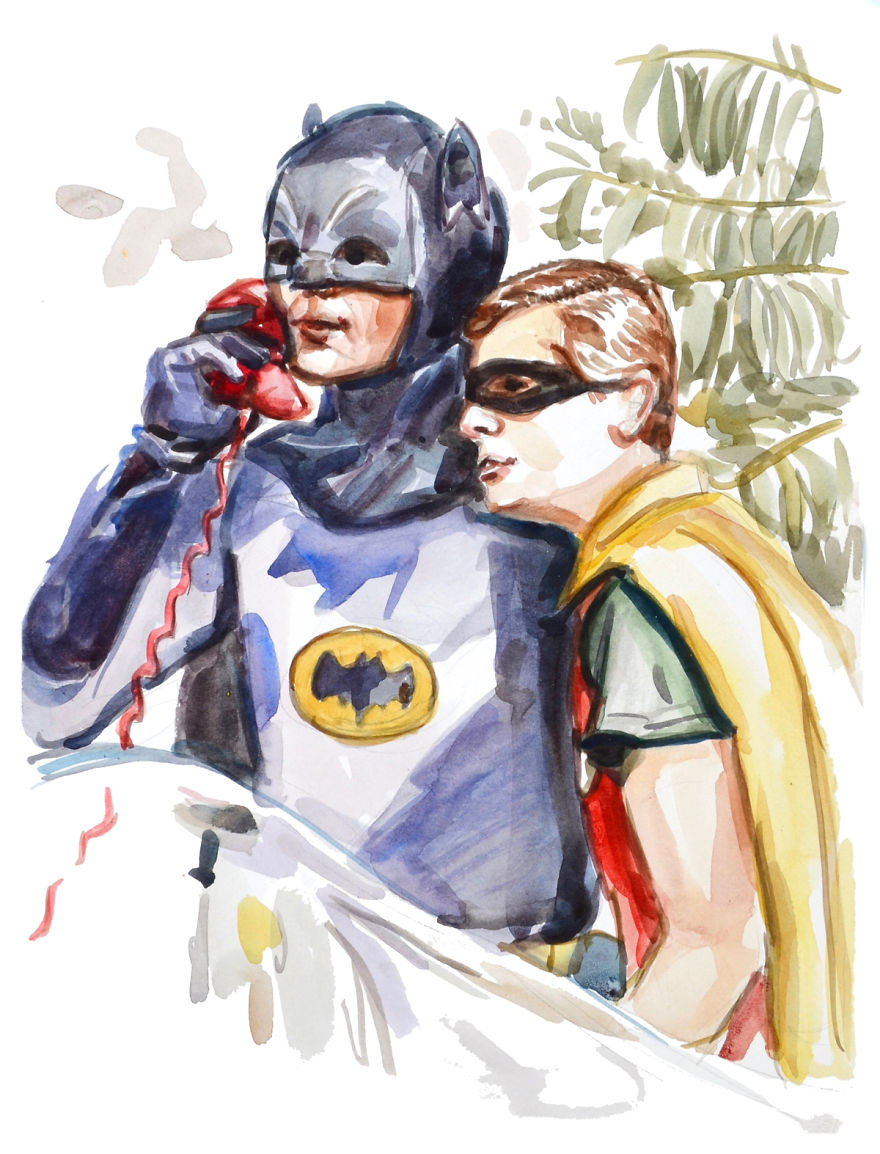 I Made Paintings Of People On The Phone I Made Paintings Of People On The Phone