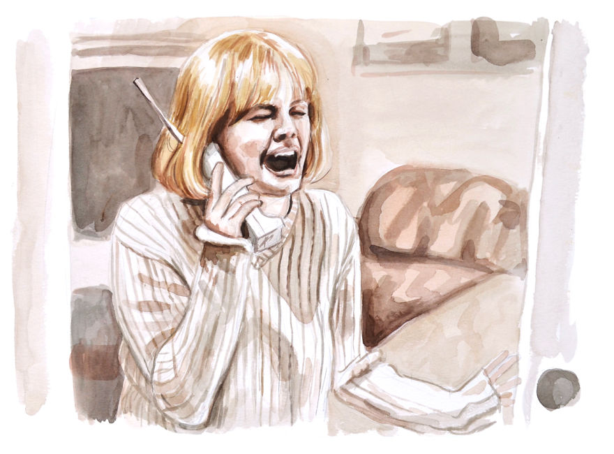 I Made Paintings Of People On The Phone I Made Paintings Of People On The Phone