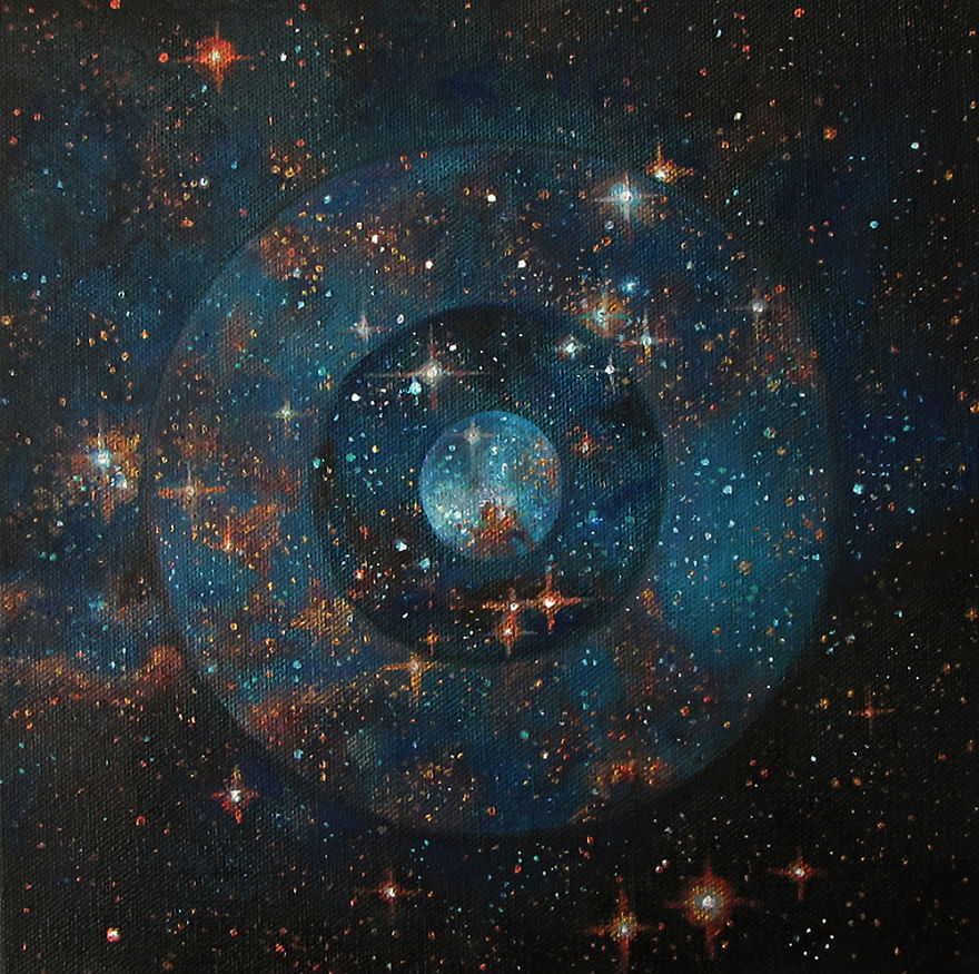 Painting Series Using Hubble Images & Geometry (20+paintings) Painting Series Using Hubble Images & Geometry (20+paintings)