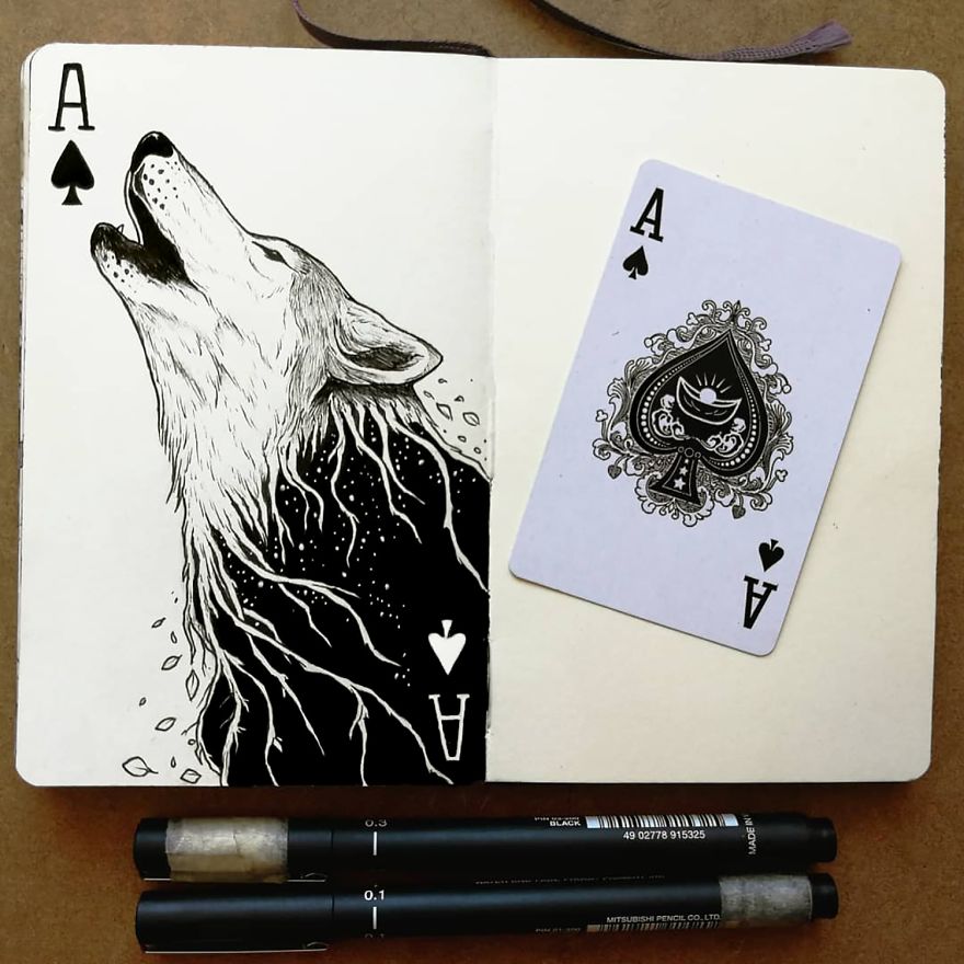 I Designed My Own Deck Of Cards Inspired By Nature And Magic I Designed My Own Deck Of Cards Inspired By Nature And Magic