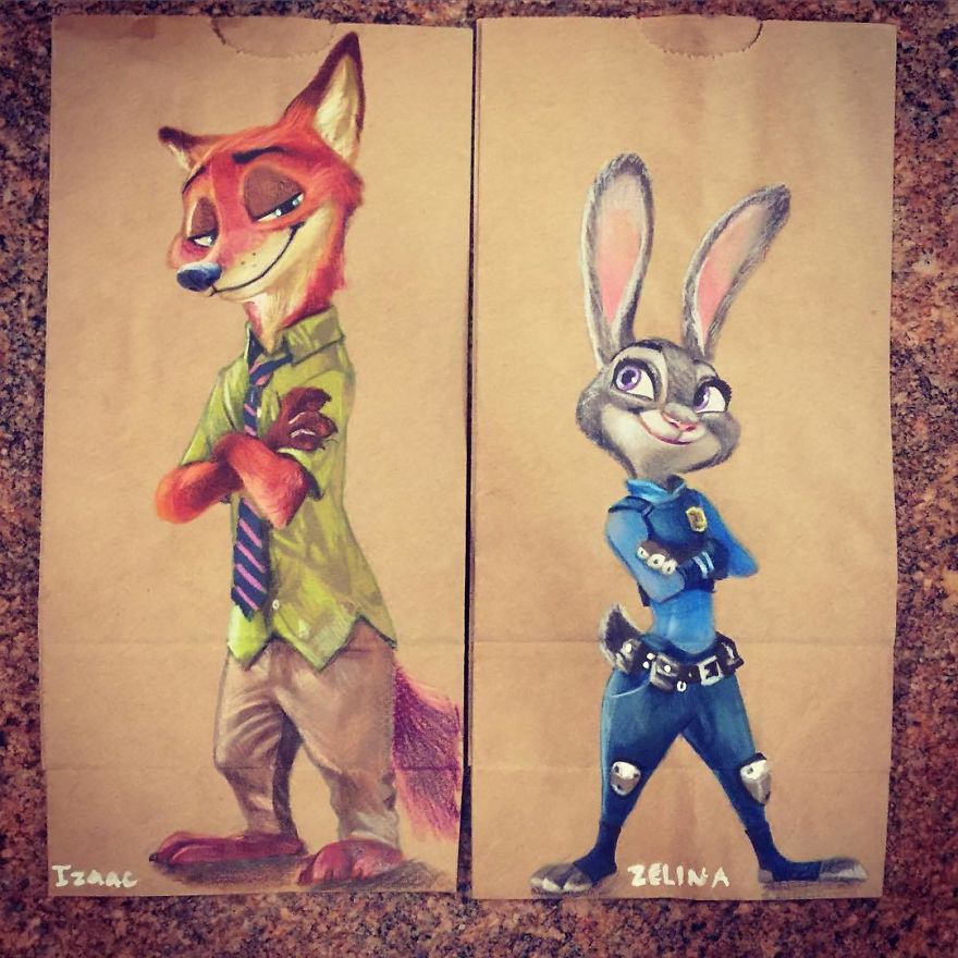 Art-On-Kids-Lunch-Bags-Lynell-Jinks