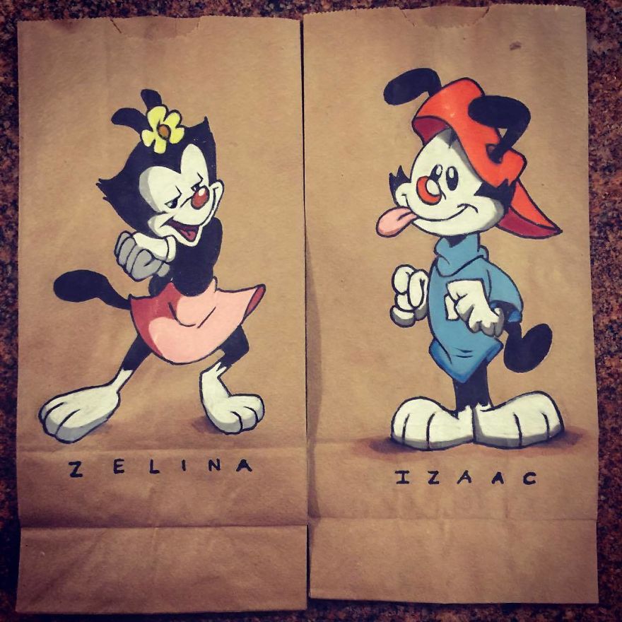Art-On-Kids-Lunch-Bags-Lynell-Jinks
