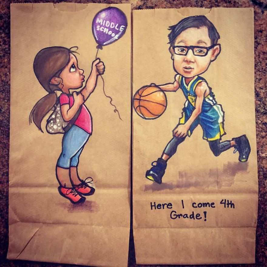 Art-On-Kids-Lunch-Bags-Lynell-Jinks
