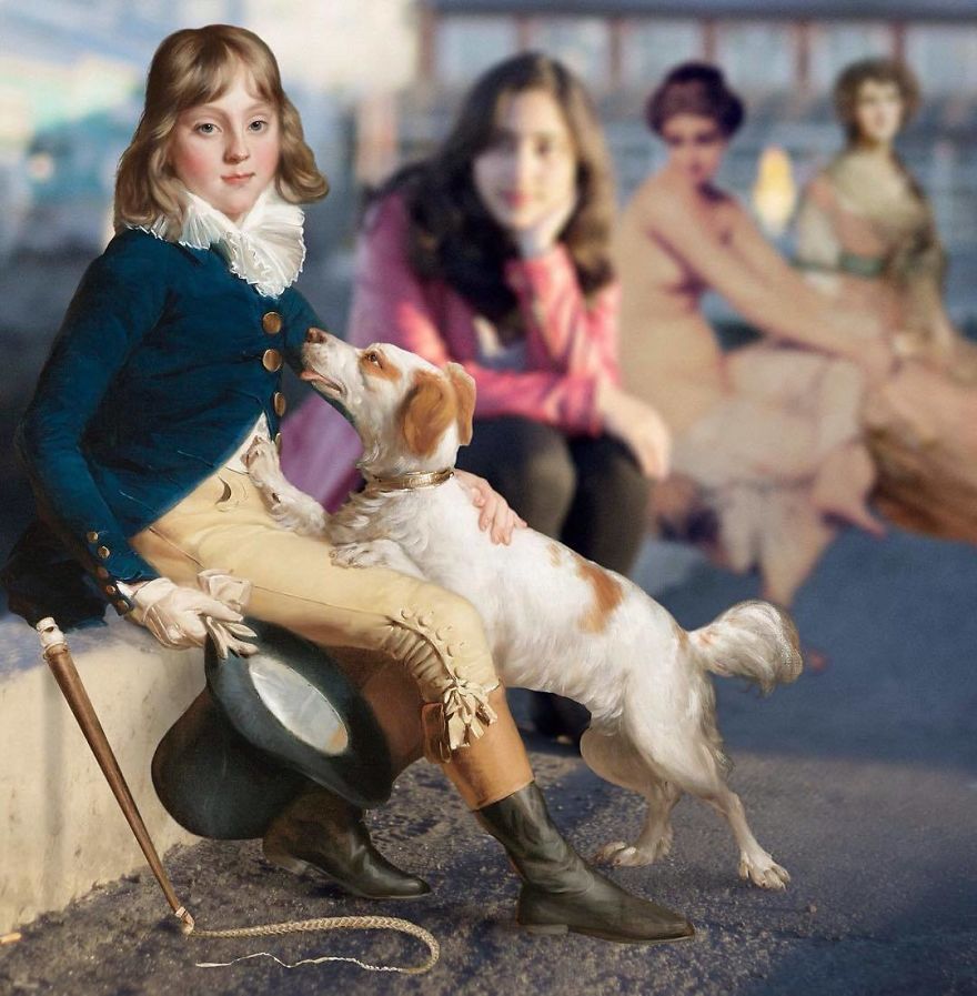 Famous-Painting-Characters-Modern-Environment-The-Canvas-Project