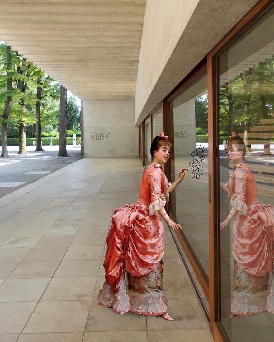 Famous-Painting-Characters-Modern-Environment-The-Canvas-Project