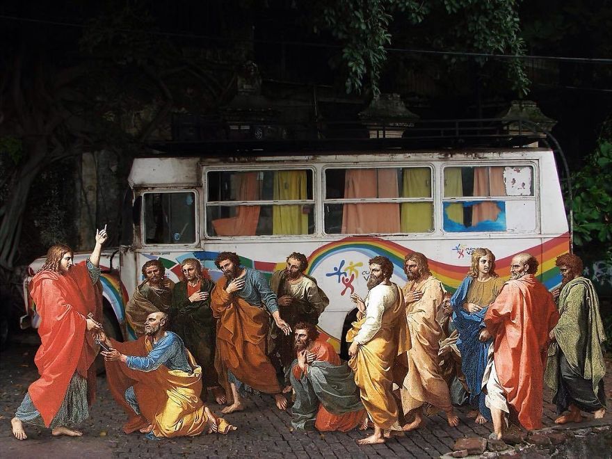 Famous-Painting-Characters-Modern-Environment-The-Canvas-Project