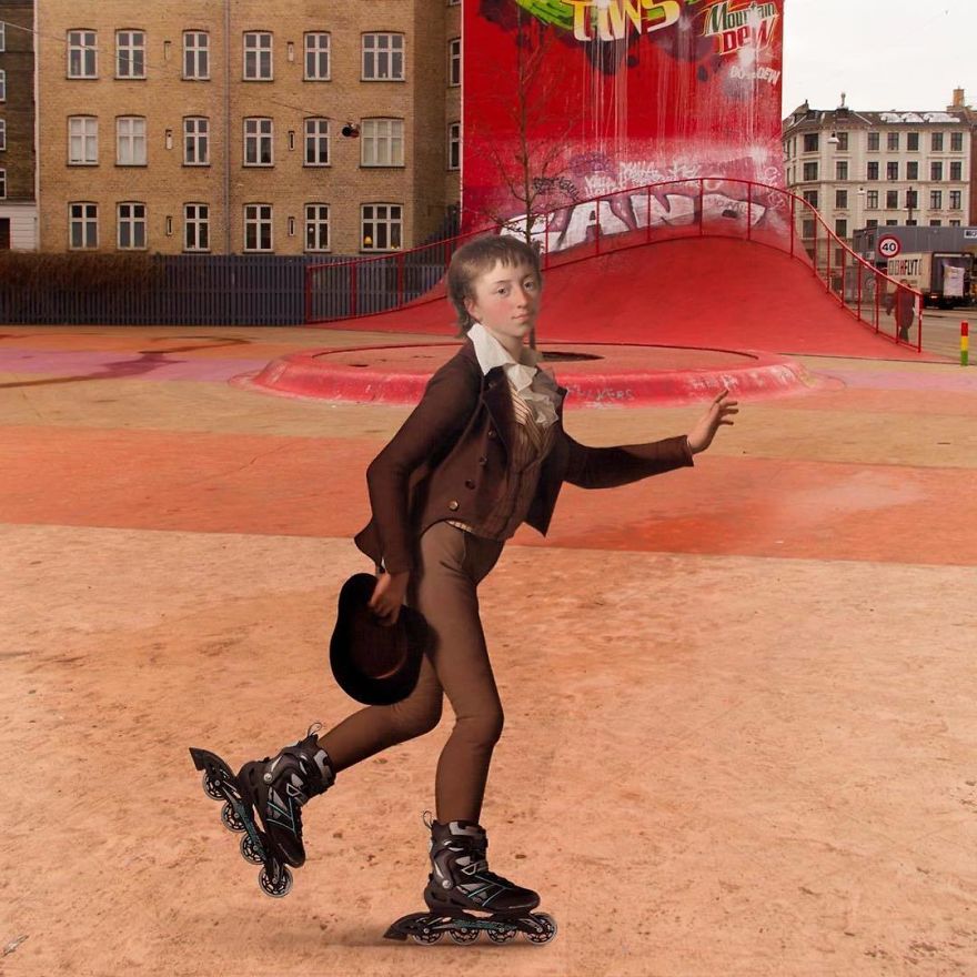 Famous-Painting-Characters-Modern-Environment-The-Canvas-Project