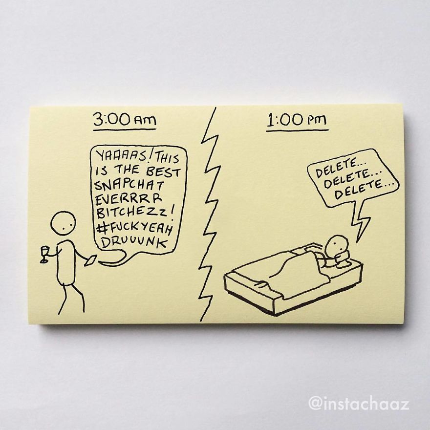 Funny Adulthood Problems Sticky Notes Chaz Hutton