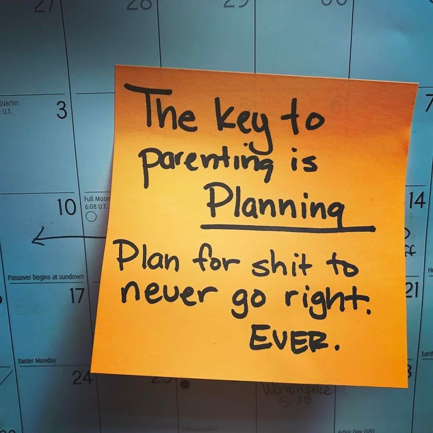 I've Written Over 350 Funny Notes About Being A Stay-At-Home Dad