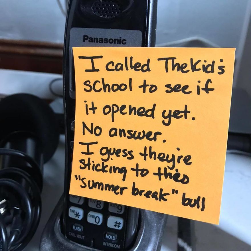 I've Written Over 350 Funny Notes About Being A Stay-At-Home Dad