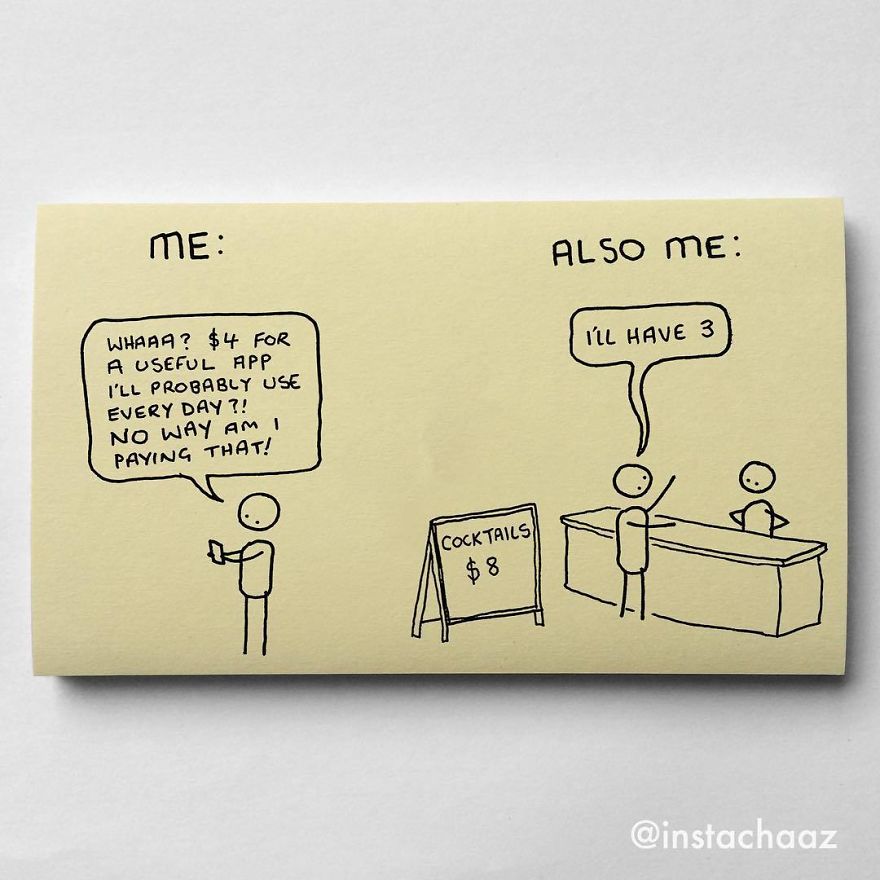 Funny Adulthood Problems Sticky Notes Chaz Hutton