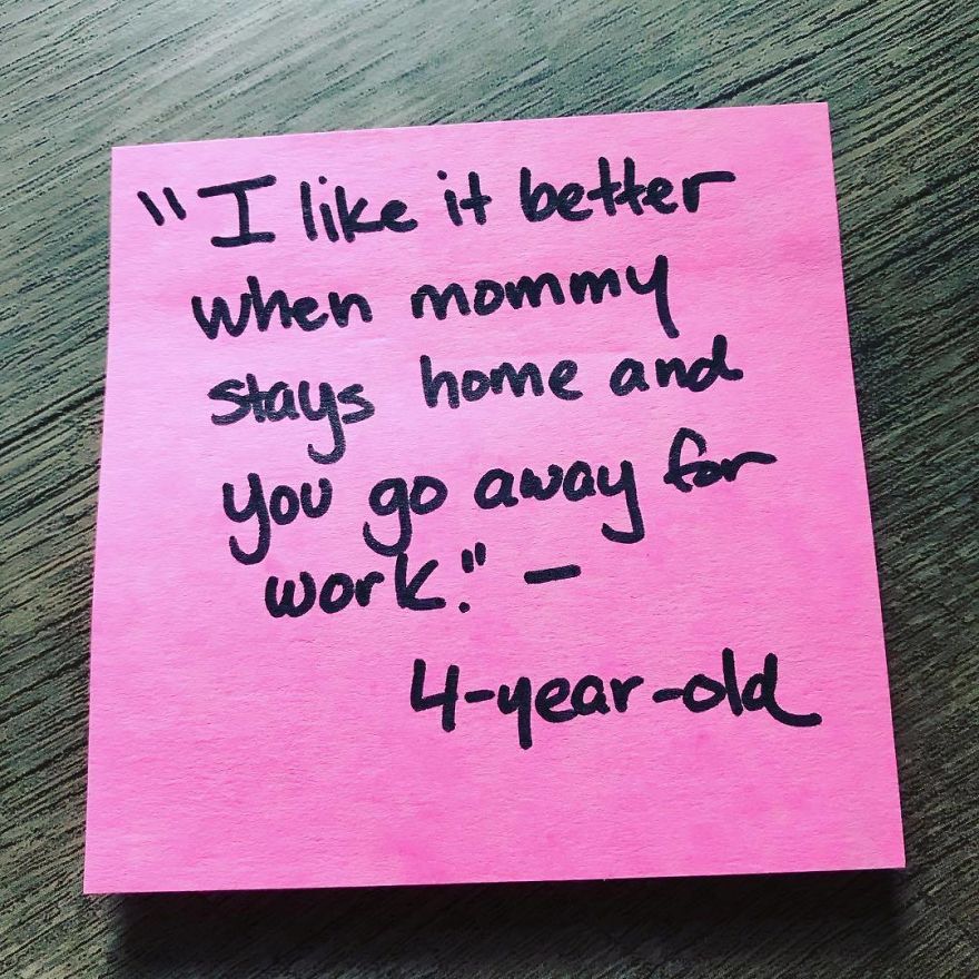 I've Written Over 350 Funny Notes About Being A Stay-At-Home Dad