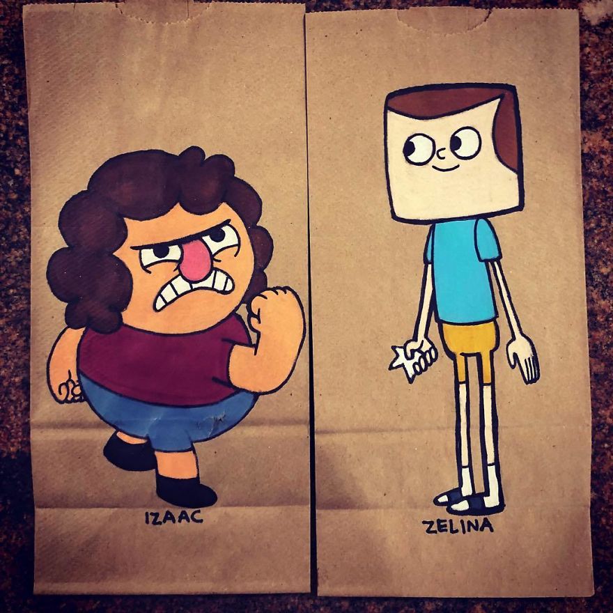 Art-On-Kids-Lunch-Bags-Lynell-Jinks