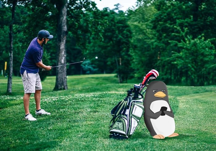 Another Triple Bogey. Derrick Was Starting To Question The Authenticity Of His Caddy's Experience