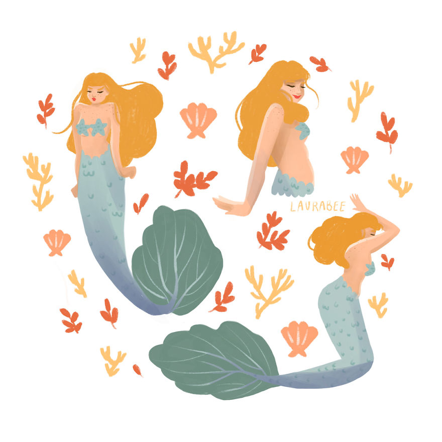 Painting Mermaids Every Day In May