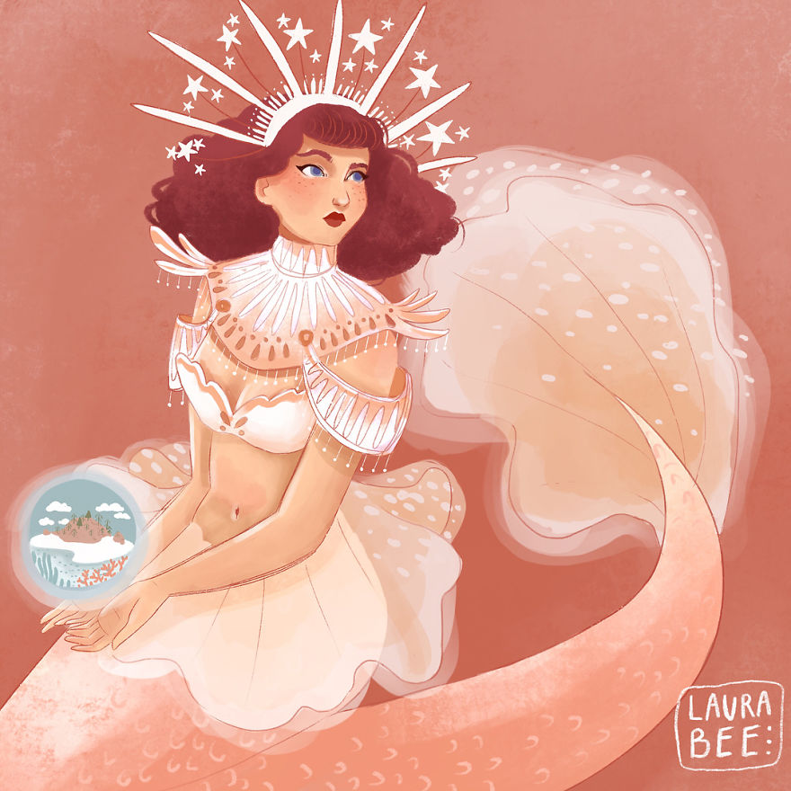 Painting Mermaids Every Day In May