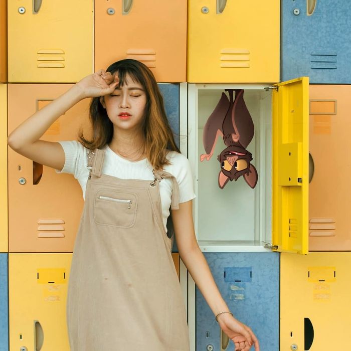 "I Keep Scaring You, I'm Sorry. I Can Ask The Principal To Give You A New Locker Buddy"