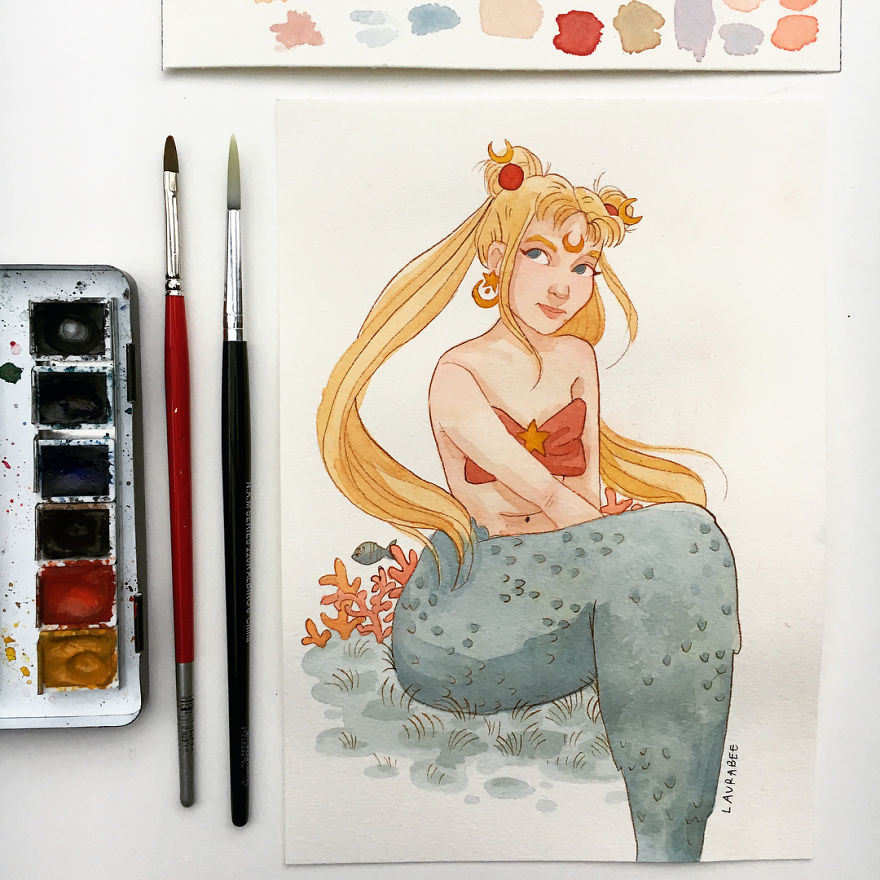 Painting Mermaids Every Day In May
