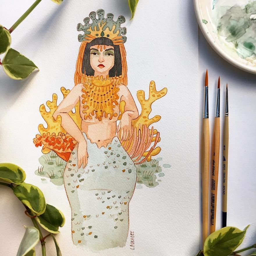 Painting Mermaids Every Day In May