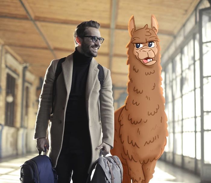 "I'm Telling You Man, A Couple Of Tranquilizers, A Cozy Spot In The Cargo Bay-Its The Best Way To Fly"