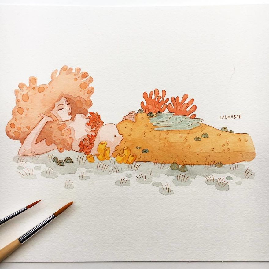 Painting Mermaids Every Day In May