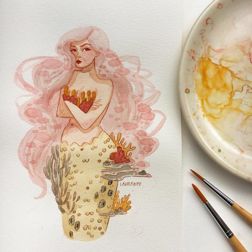 Painting Mermaids Every Day In May
