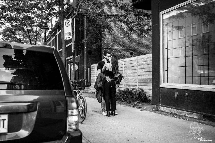 On Monday, May 28th 2018 At 8:08pm, A Kiss Full Of Love And Affection Was Exchanged On The Sidewalk Of Amherst Street