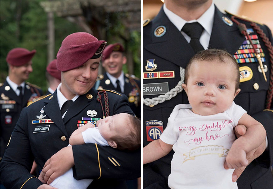 Pictures From Photoshoot Of Army 'Brothers' And Baby Daughter Of A Fallen Soldier Went Viral And It's Clear Why Pictures From Photoshoot Of Army 'Brothers' And Baby Daughter Of A Fallen Soldier Went Viral And It's Clear Why