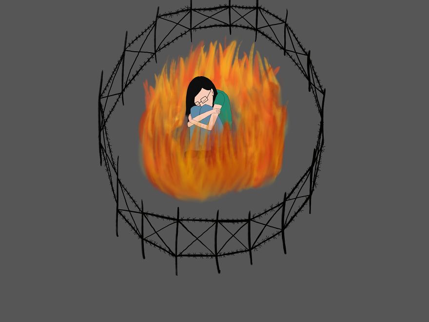 Burning In Fire... But Don't Come Near