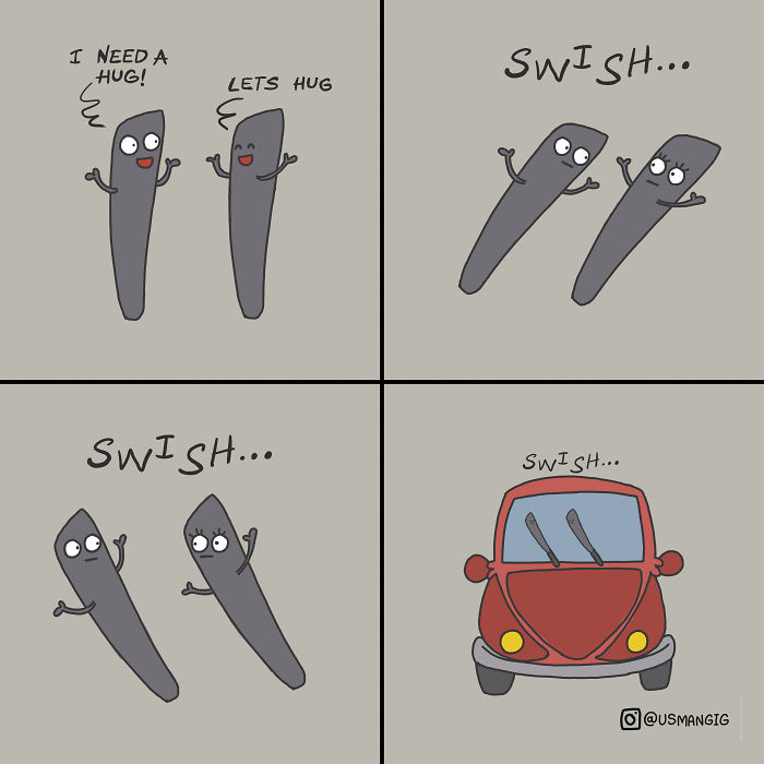 Comics Based On Perspective Of Non-Living Objects