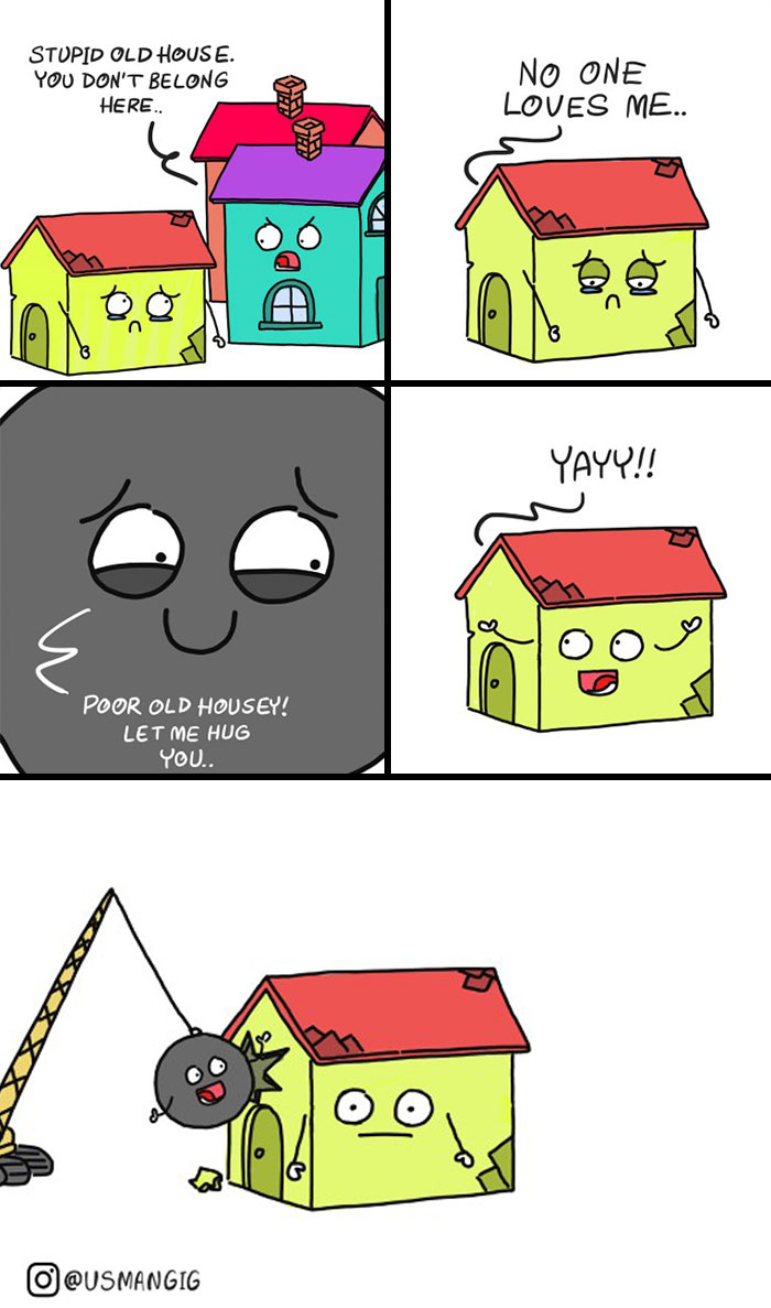 Comics Based On Perspective Of Non-Living Objects