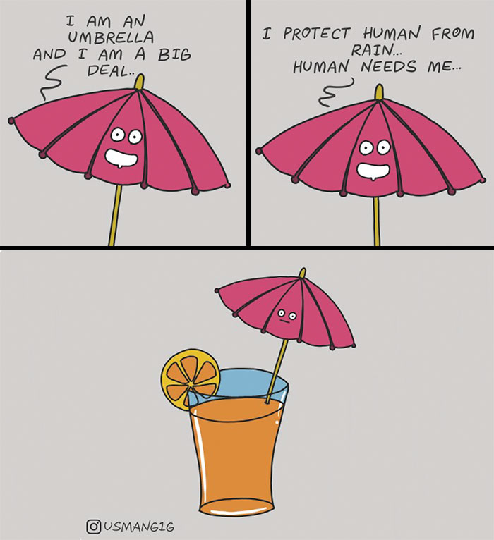 Comics Based On Perspective Of Non-Living Objects