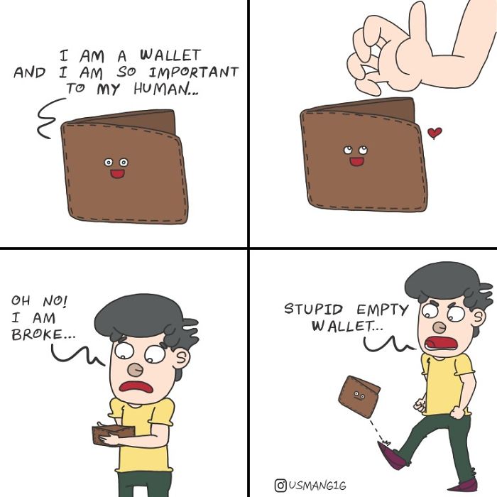 Comics Based On Perspective Of Non-Living Objects