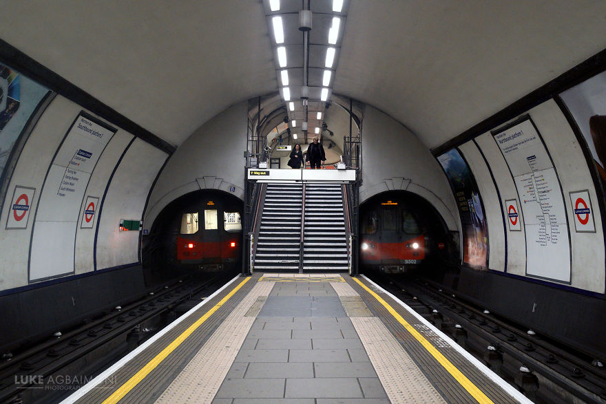 Photographer Captures Awesome Shots Of Symmetry On The London Underground