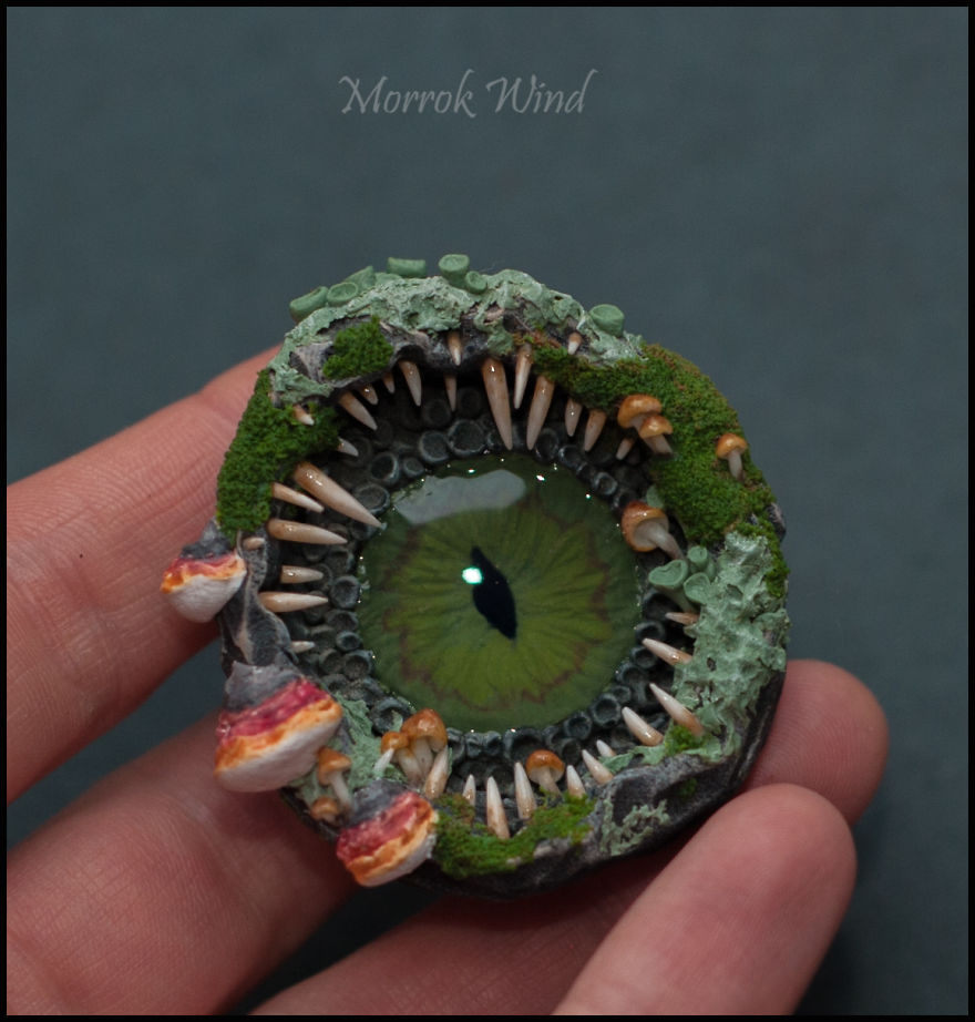I Am Inspired By The Forest And Natural Textures To Create Decorations From Polymer Clay